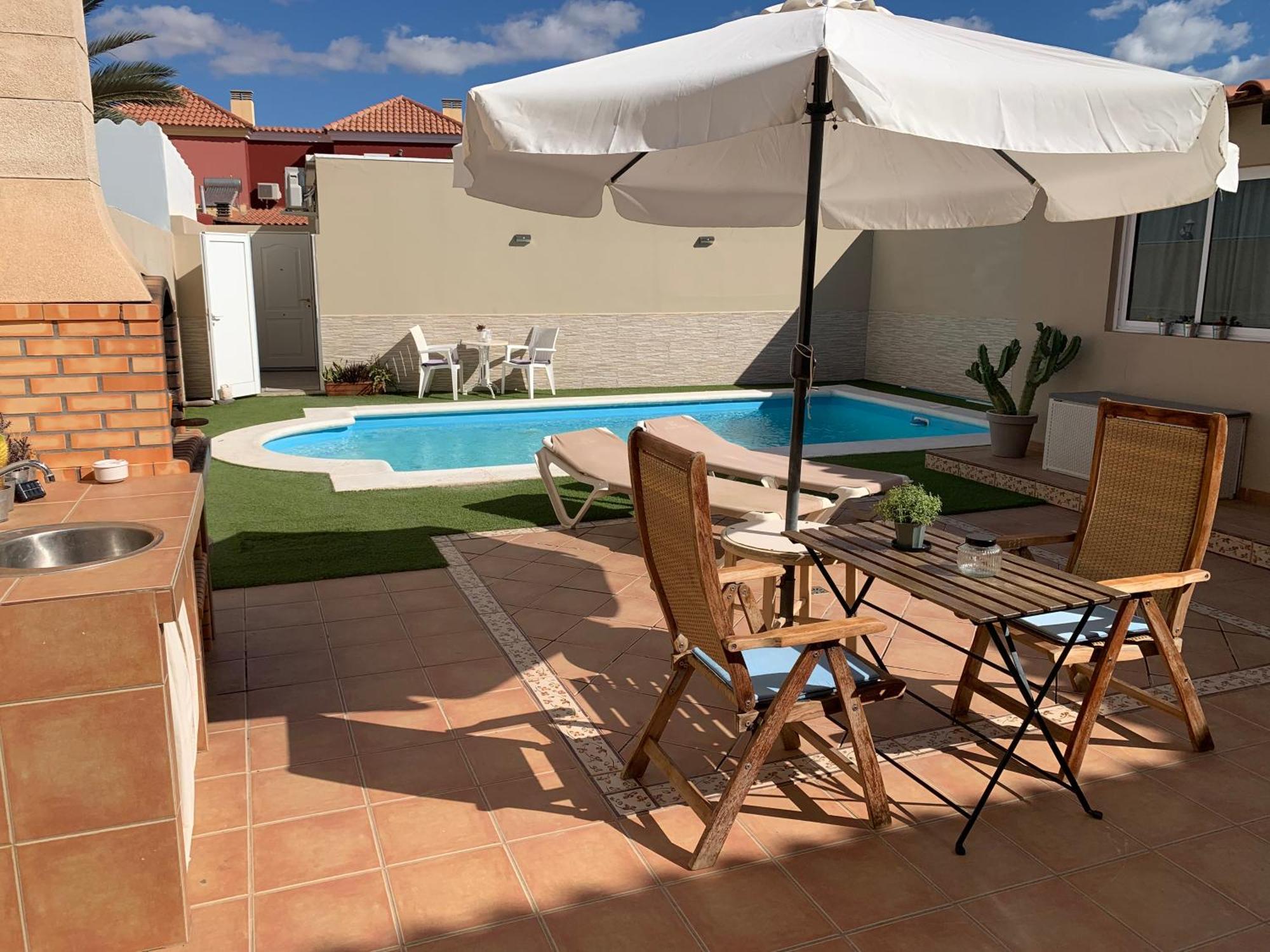 Mar&Mar, Apartamento Con Solarium Y Piscina Gran Tarajal Ngoại thất bức ảnh